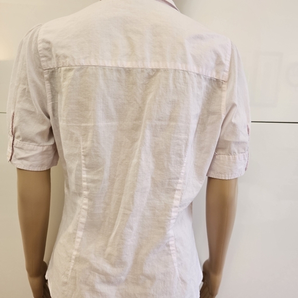 ✨ 3/$10✨ Jacob thin button down short sleeve blouse - Picture 12 of 16